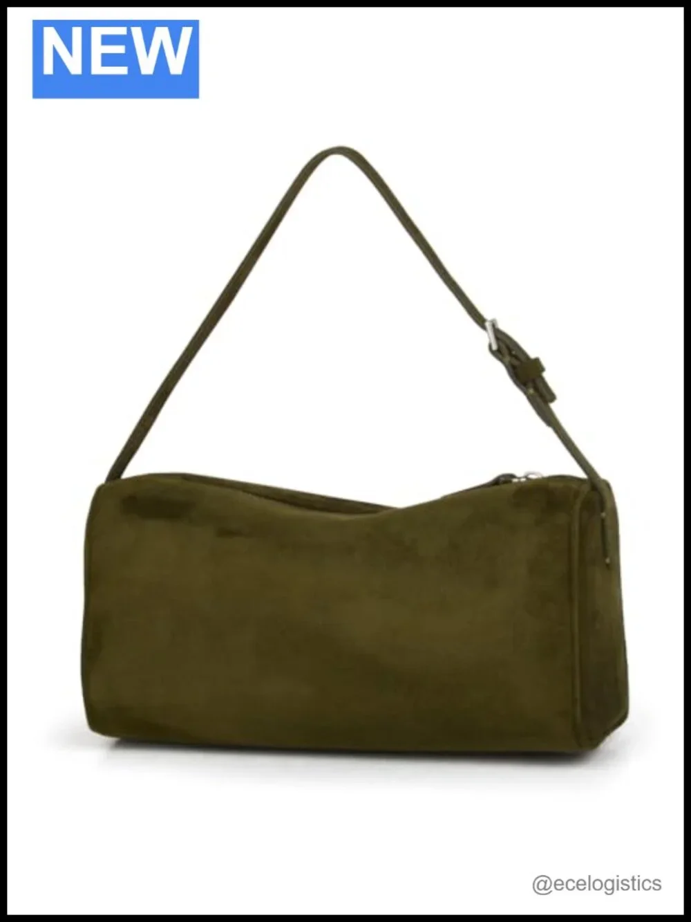 Suede Leather Crossbody Hobo Bag Adjustable Strap